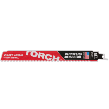 9" 7 TPI TORCH™ w/ Nitrus Carbide SAWZALL™ Blade For Cast Iron Thick Metal (1pc)