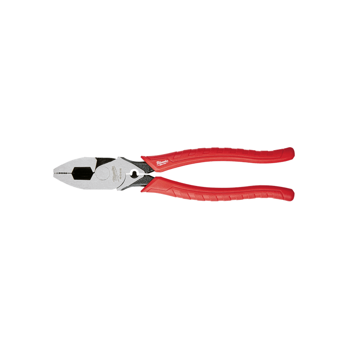 9" Comfort Grip High Leverage Lineman's Pliers with Crimper main product photo