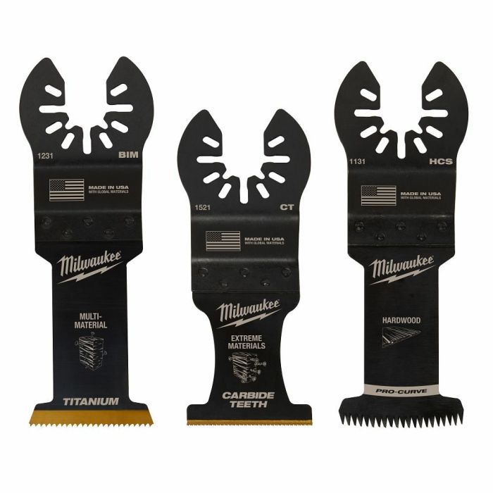 Milwaukee™ Open-Lok™ All Purpose Multi-Tool Blade Variety Pack (3pc) main product photo