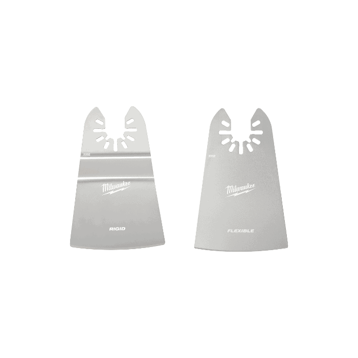 Milwaukee™ Open-Lok™ 2" (57mm) Rigid & 2" (57mm) Flexible Scraper Variety Pack (2pc) main product photo