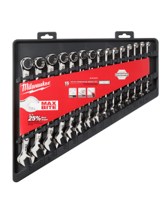 MAXBITE™ Metric 15pc Combination Wrench Set