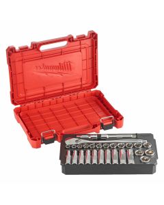 ½” Drive Metric 28pc Ratchet & Socket Set