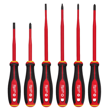 1000V Insulated Slim Tip Screwdriver Set (6pcs)