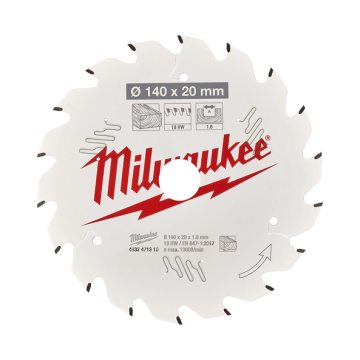 5-1/2" (140mm x 20mm) 18T Framing Wood Circular Saw Blade