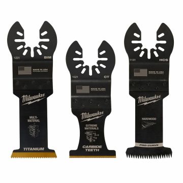 Milwaukee™ Open-Lok™ All Purpose Multi-Tool Blade Variety Pack (3pc)