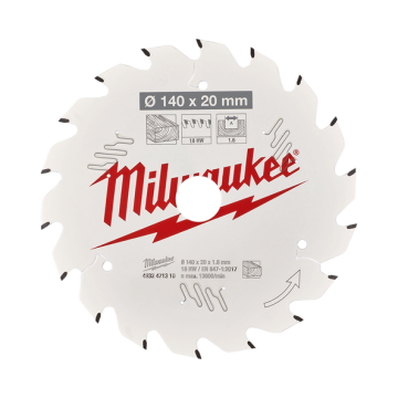 5-1/2" (140mm x 20mm) 18T Framing Wood Circular Saw Blade