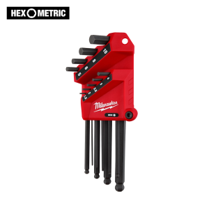 9-Key L-Style Ball End Hex Key Set - Metric