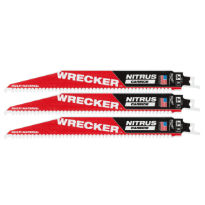 9" 6TPI Multi Material WRECKER with Nitrus Carbide SAWZALL Blade (3pc)