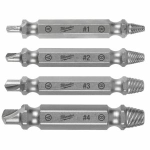 M2 Steel Screw Extractor Set 4pcs