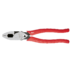 9" Comfort Grip High Leverage Lineman's Pliers with Crimper