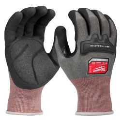 Cut Level 4 Dipped Anti-Vibration Gloves (Size: L)