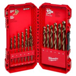 RED HELIX™ Cobalt Metric Drill Bit Set (19pcs)