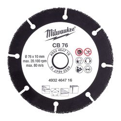 76MM x 1.0MM x 10MM Carbide Cutting Blade